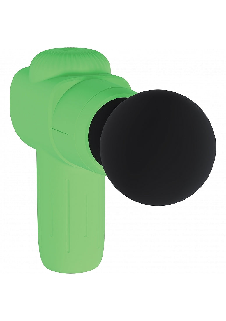 Loveline - MicroBoost Massager - 10 Function - Vibrating - Waterproof - Food Grade Silicone - Green