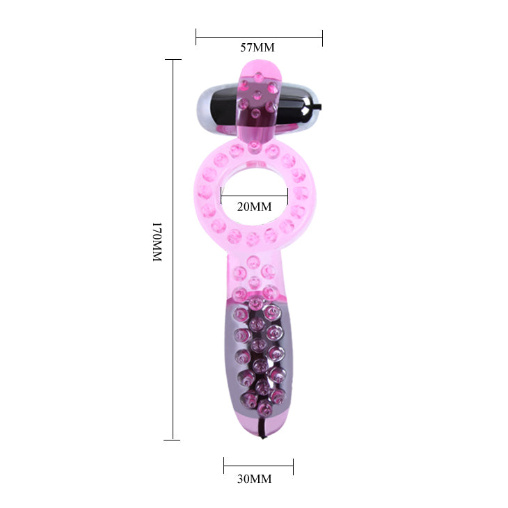 COUPLES - Stretchy ring with double Vib