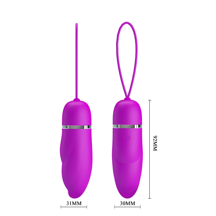 Vibrating Egg Battery "Edwina" Purple
