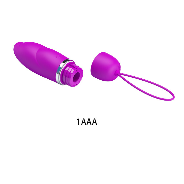 Vibrating Egg Battery "Edwina" Purple
