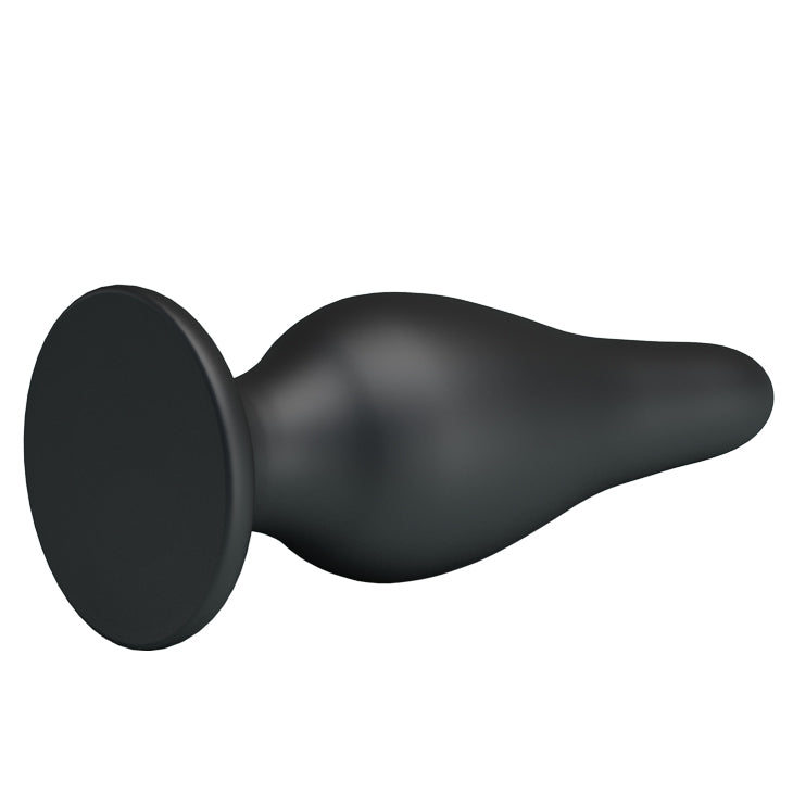 Sturdy Silicone Anal Plug Black