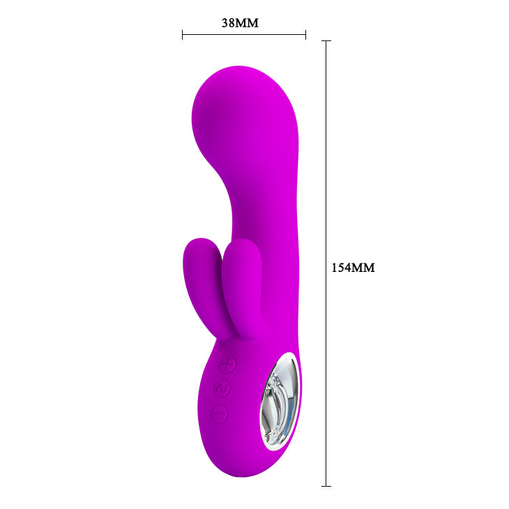 Rabbit Vibrator Purple "Valentine" 154mm