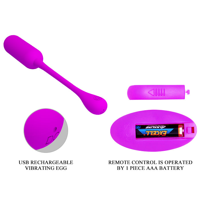Wireless Control Egg "Lechies" Purple