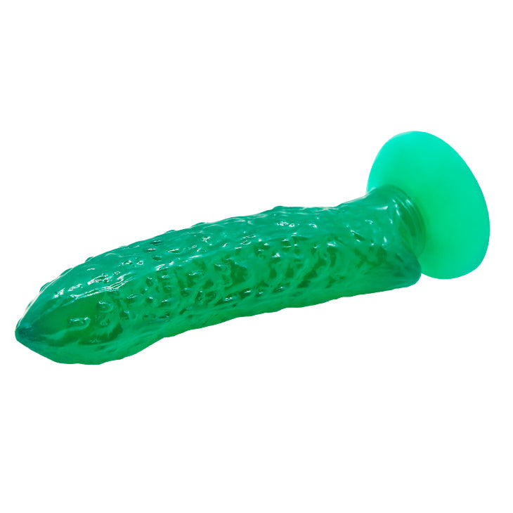 Cucumber Dong w/Suction Cup Light Green