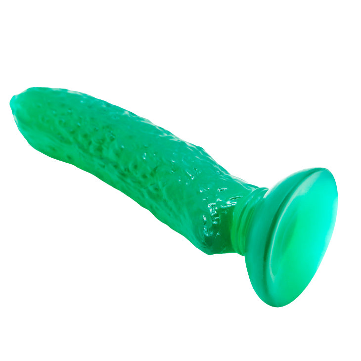 Cucumber Dong w/Suction Cup Light Green