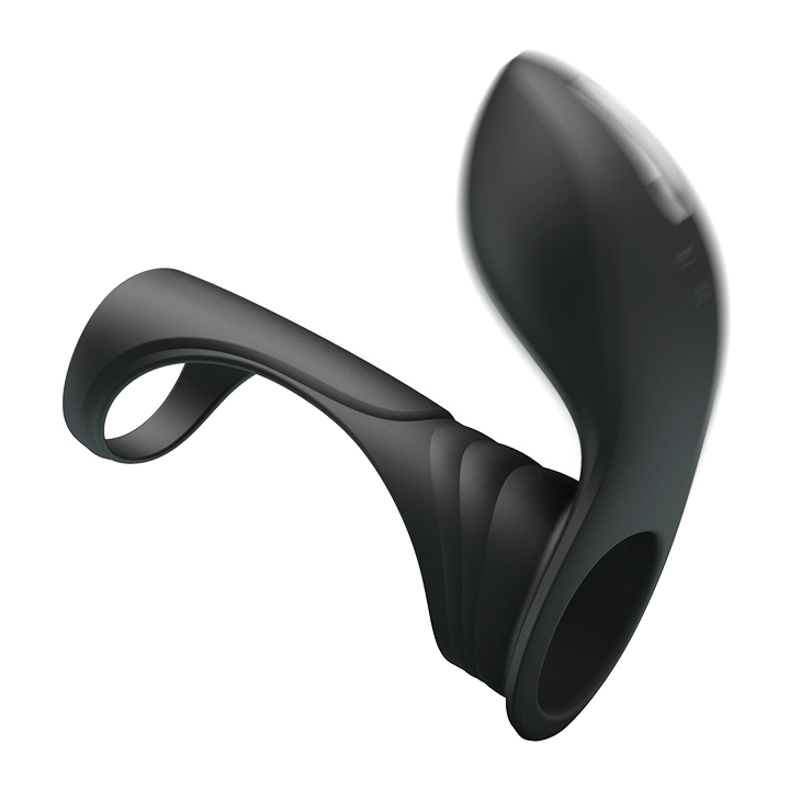 Vibrating Penis Sleeve Black (90mm)