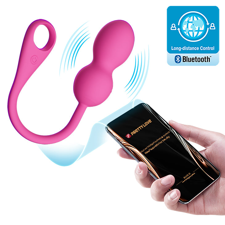 Vibrating Kegel Balls "Elvira" Magenta