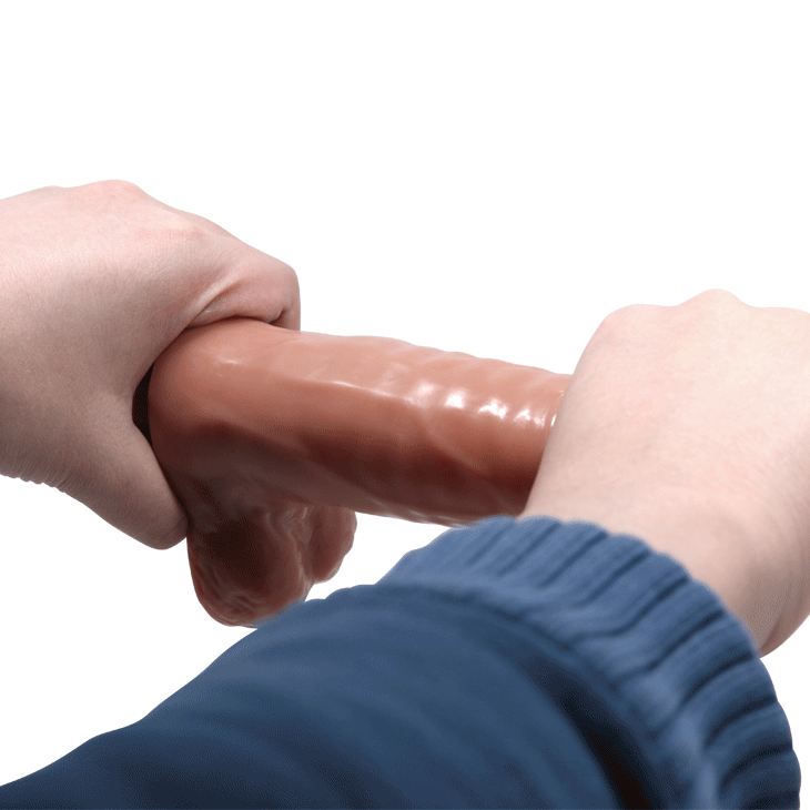 Realistic Dildo "Baron" Light Brown
