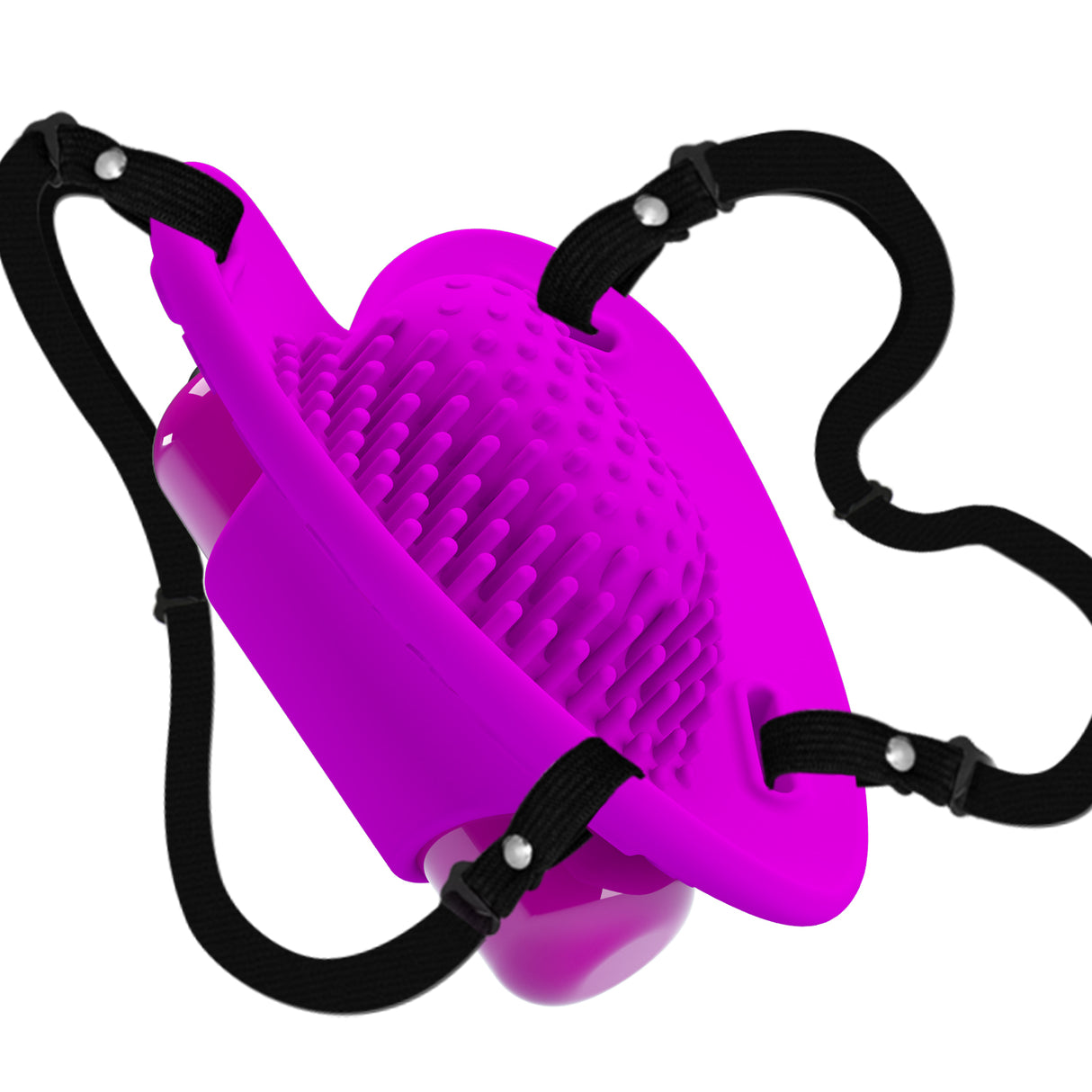 Strap On Clitoral Massager Purple