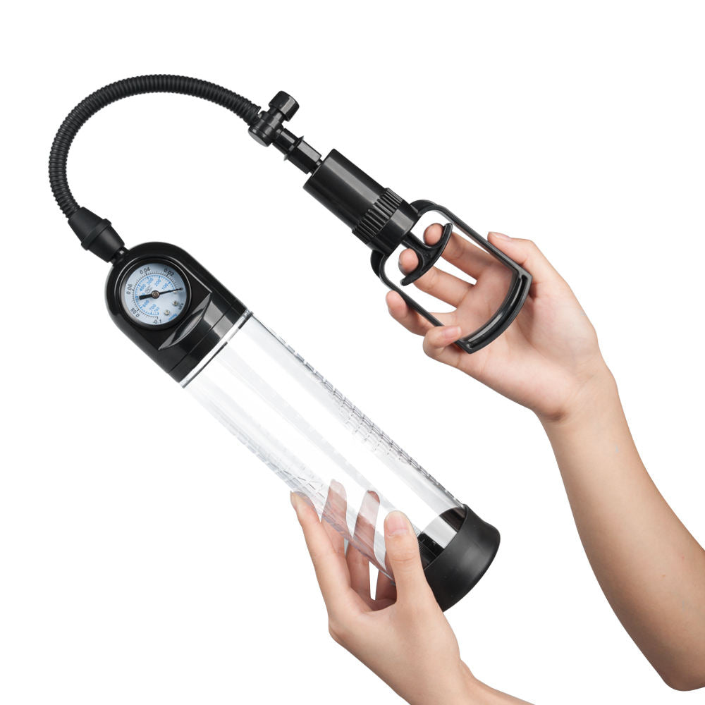 MEN Pull Rod Penis Pump with Gauge