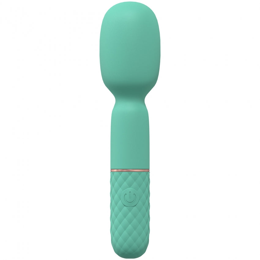 LoveLine - Bella - 10 Speed Vibrating Mini-Wand - Silicone - Rechargeable - Waterproof - Green