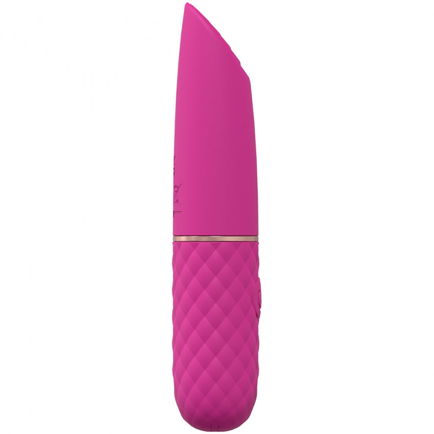 LoveLine - Beso - 10 Speed Vibrating Mini-Lipstick - Silicone - Rechargeable - Waterproof - Pink