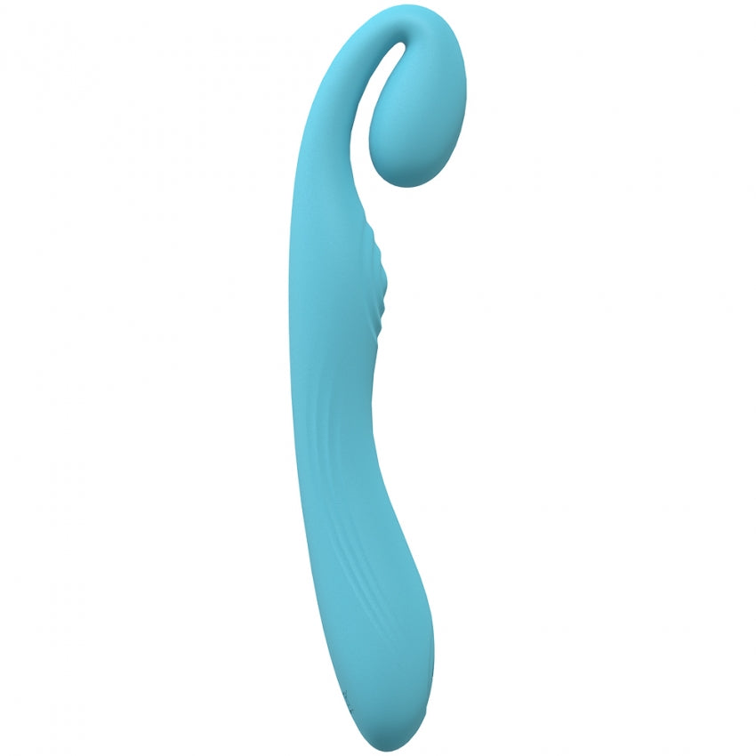 LoveLine - Obsession - 10 Speed Dual Motor Vibe - Sealed Silicone - Rechargeable - Submersible - Blue