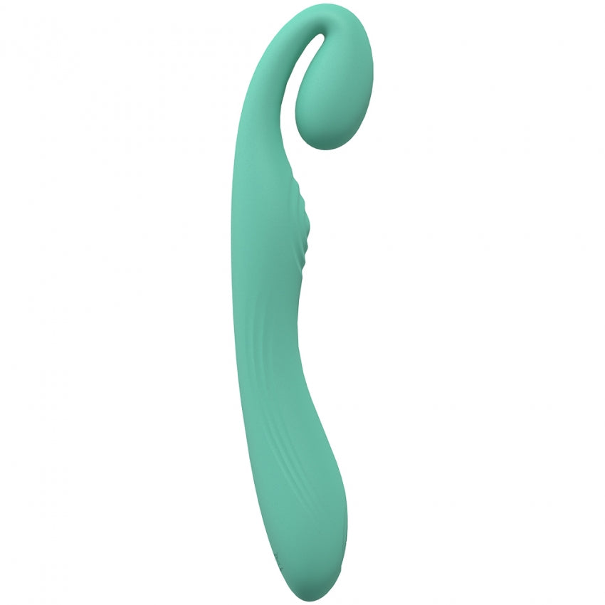 LoveLine - Obsession - 10 Speed Dual Motor Vibe - Sealed Silicone - Rechargeable - Submersible - Green