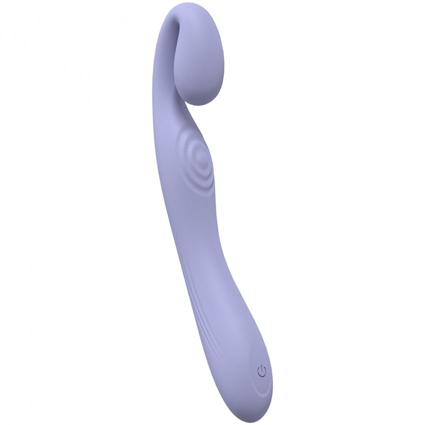 LoveLine - Obsession - 10 Speed Dual Motor Vibe - Sealed Silicone - Rechargeable - Submersible – Lavender