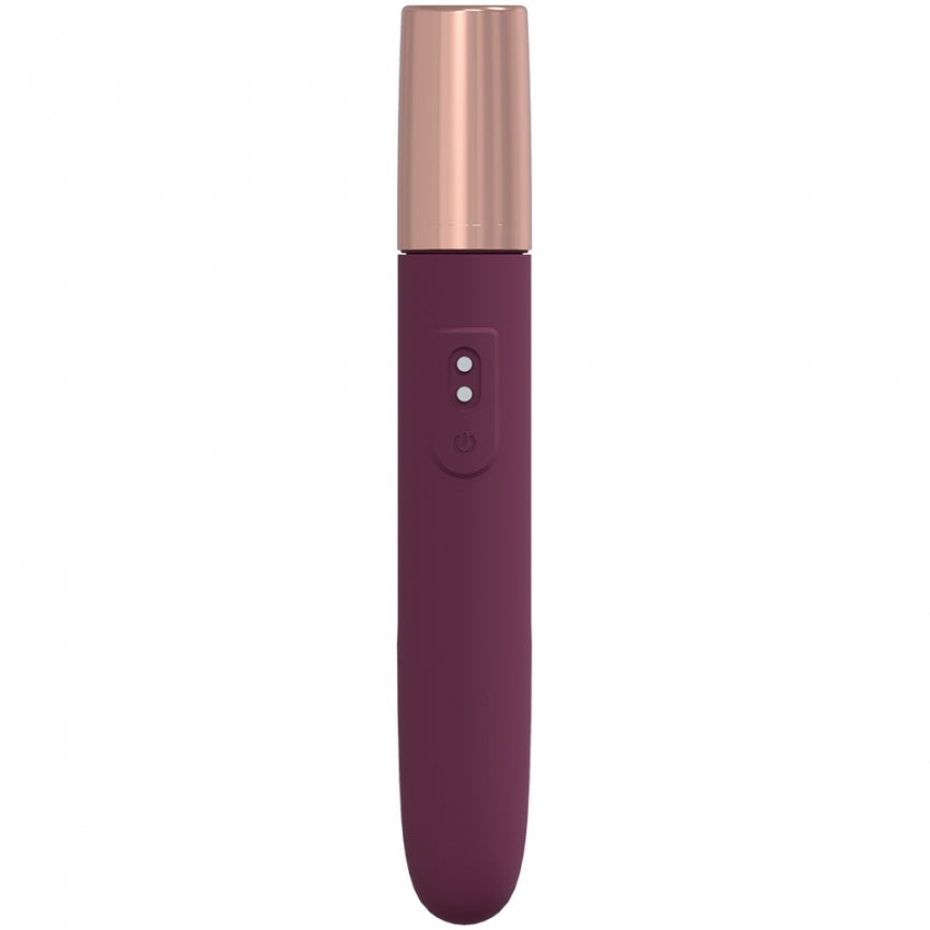 LoveLine - The Traveler - 10 Speed Travel Vibe - Silicone - Rechargeable - Waterproof – Burgundy