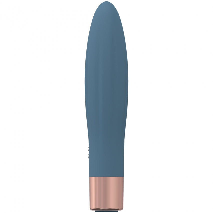 LoveLine - Fame - 10 Speed Mini-Vibe - Silicone - Rechargeable - Waterproof - Blue/Grey