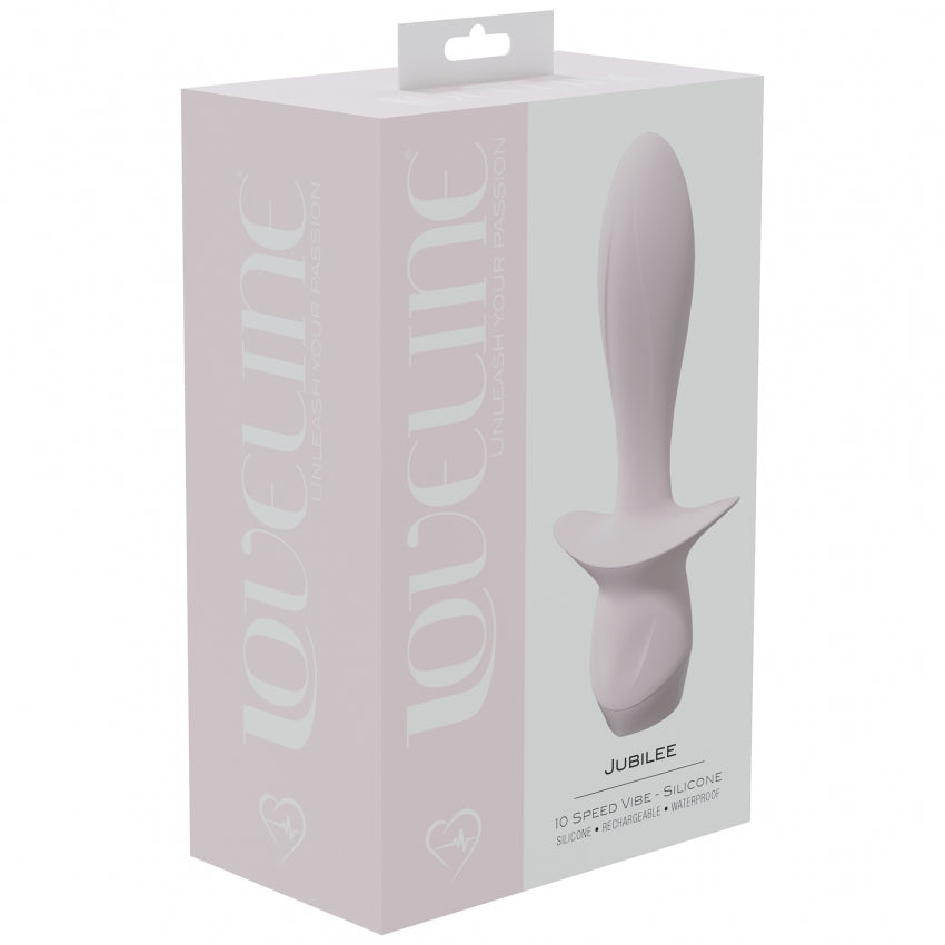 LoveLine - Jubilee - 10 Speed Vibe - Silicone - Rechargeable - Waterproof - Pink