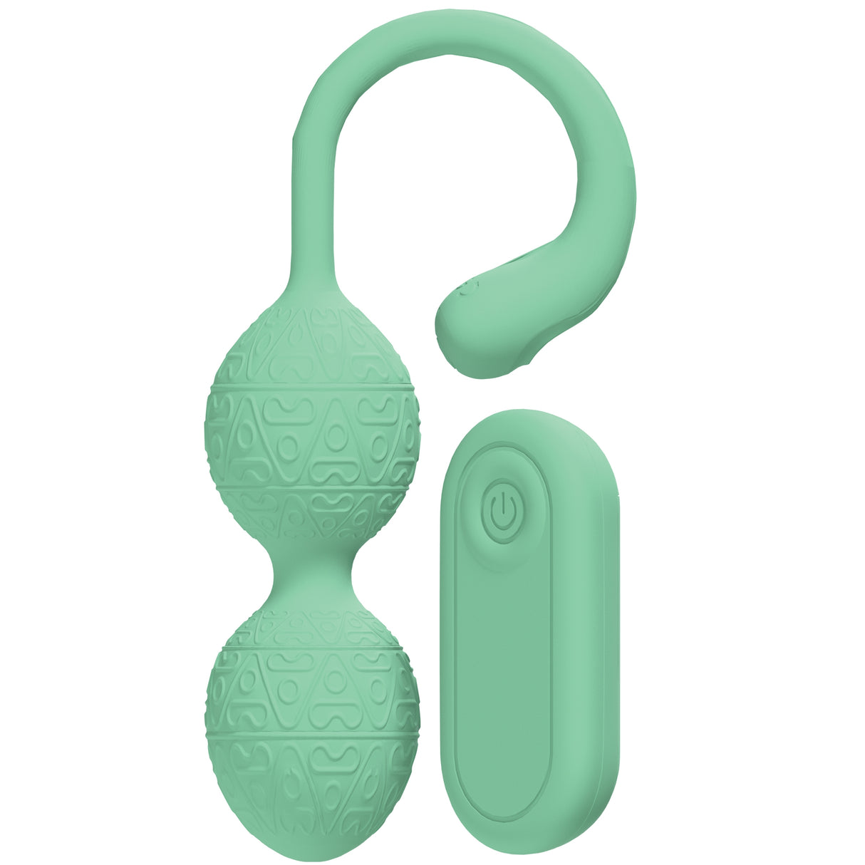 Loveline - PelviFit� Beads Kegel Vibe - 10 Function - Vibrating - Waterproof - Remote - Green