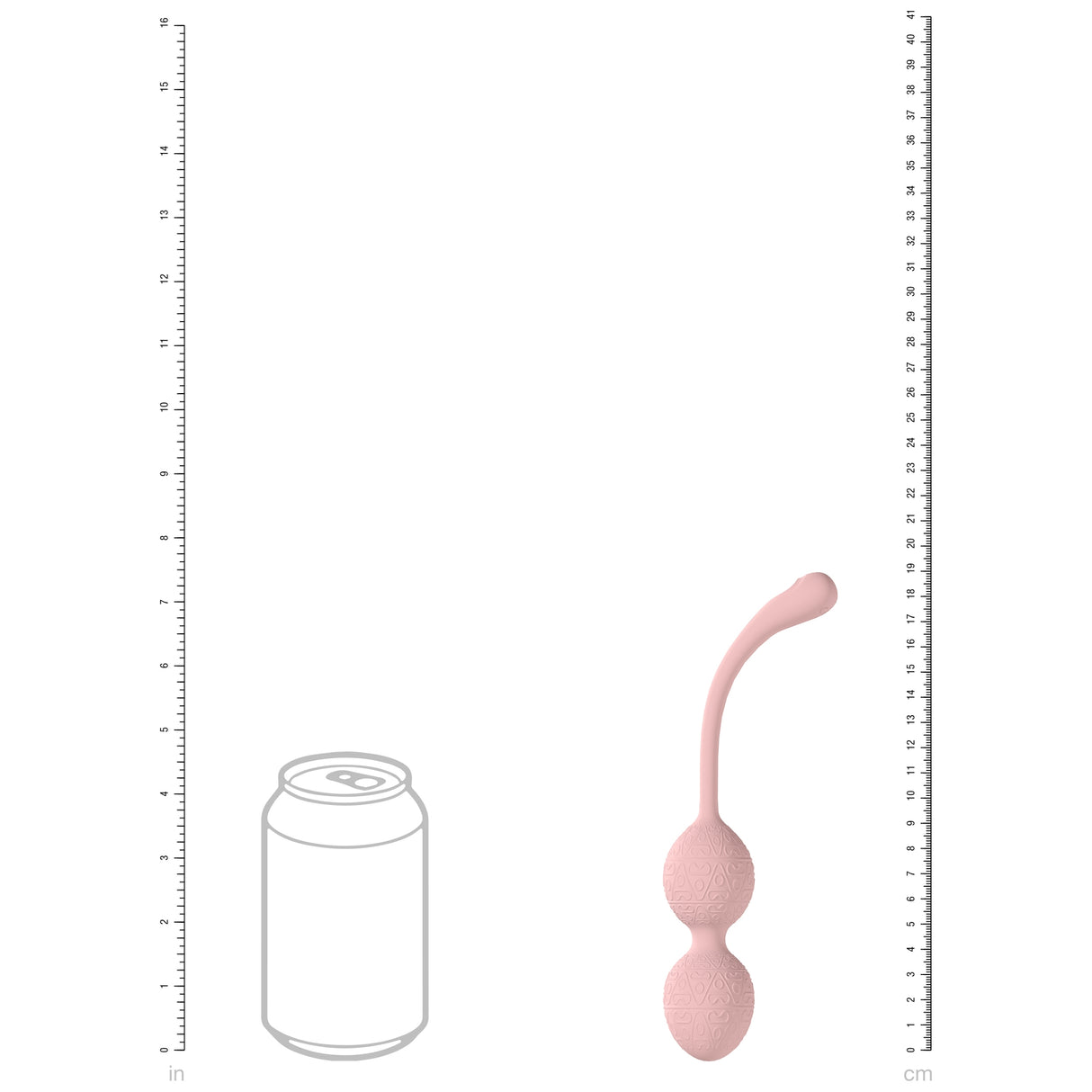 Loveline - PelviFit Beads Kegel Vibe - 10 Function - Vibrating - Waterproof - Remote - Pink
