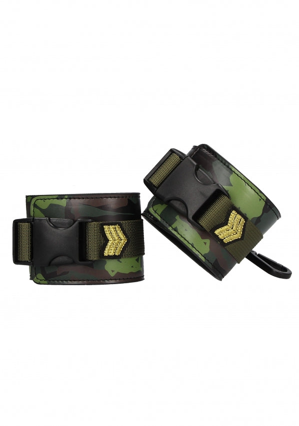 Ankle Cuffs - Army Theme - Green (NLA)
