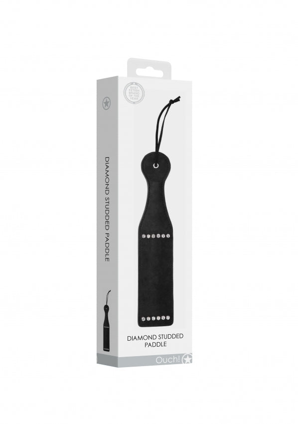 Diamond Studded Paddle - Black (NLA)