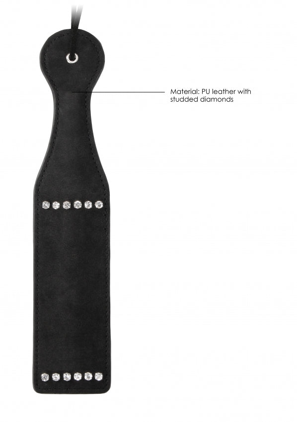 Diamond Studded Paddle - Black (NLA)