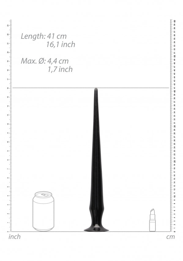 Ass Spike Dildo - 42 cm - Black (NLA)