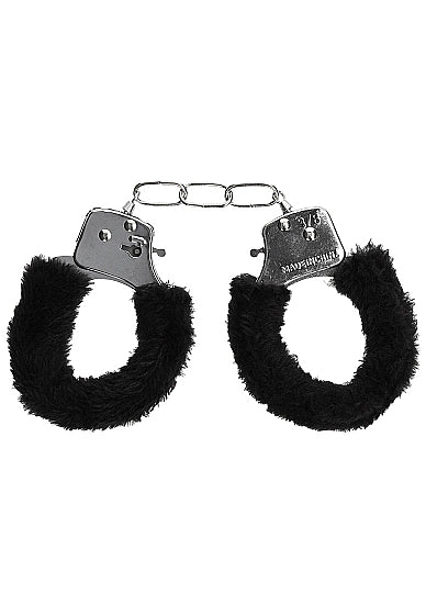 Beginners Furry Handcuffs - With Quick-Release Button