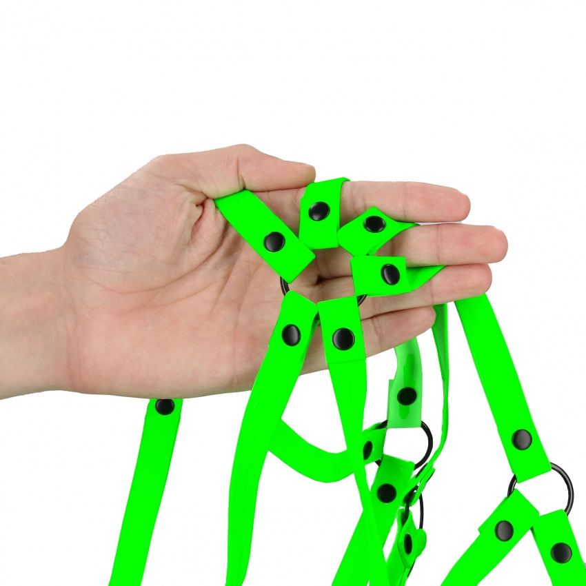 Full Body Harness - Glow in the Dark *Picture varies from product (Straps) Size S/M