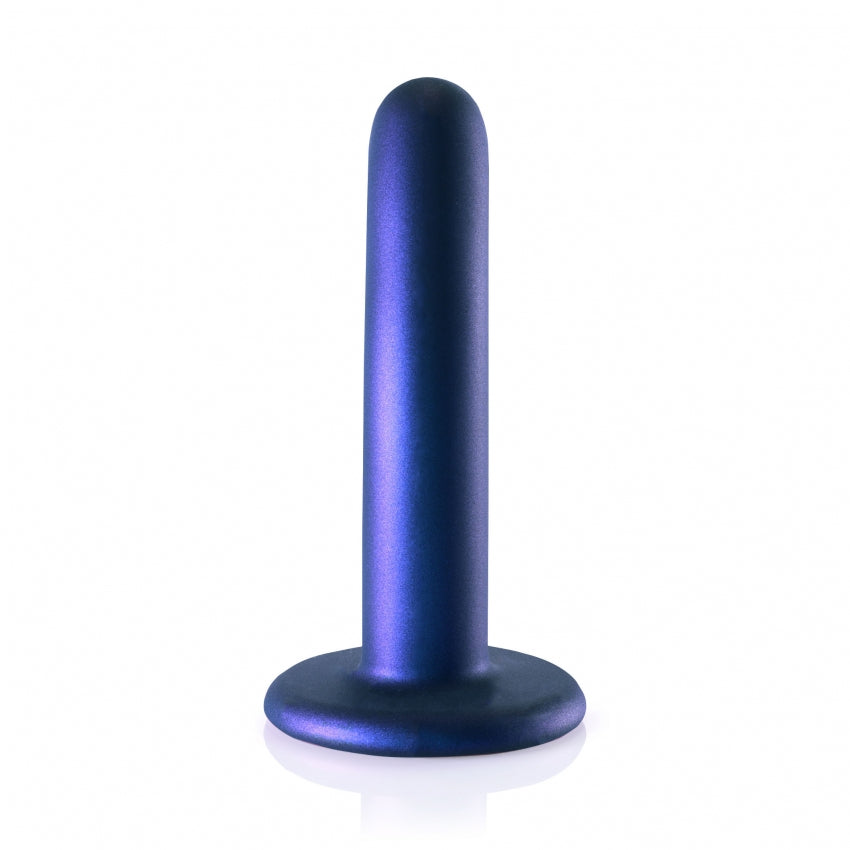 Smooth G-Spot Dildo - 5'' / 12 cm - Metallic Blue