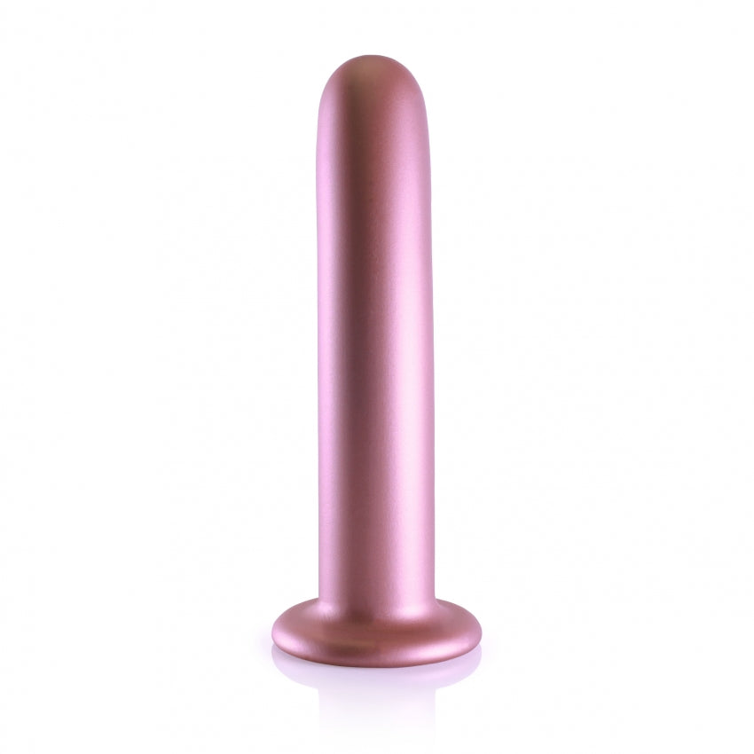 Smooth G-Spot Dildo - 7'' / 17 cm - Rose Gold