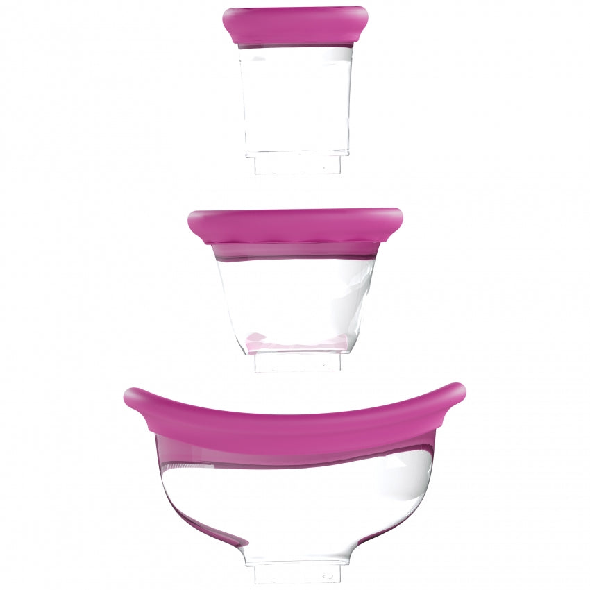 Pumped - Delightful - Automatic - Silicone - Rechargeable Vulva, Clitoral, Nipple & Breast - Pink