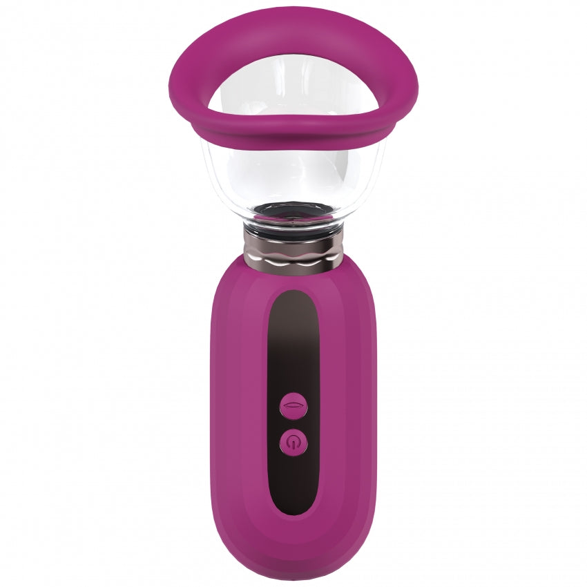 Pumped - Dazzling - Automatic - Silicone - Rechargeable Vulva, Clitoral, Nipple & Breast - Pink