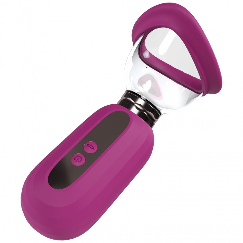 Pumped - Dazzling - Automatic - Silicone - Rechargeable Vulva, Clitoral, Nipple & Breast - Pink