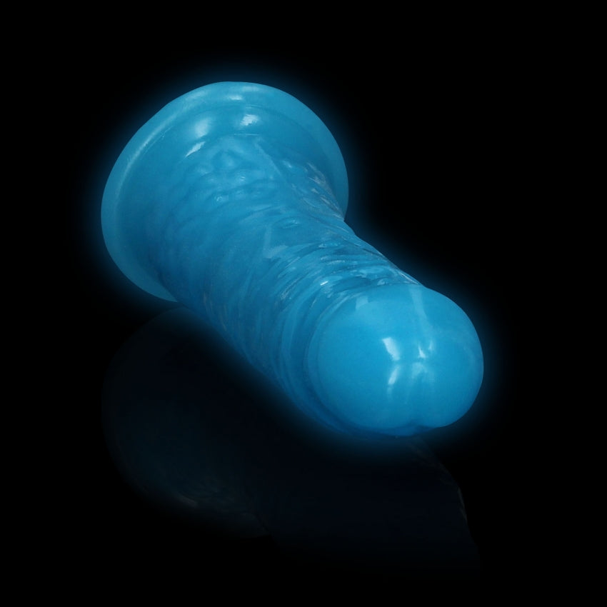 6" Inch Slim Glow in the Dark Neon - Blue