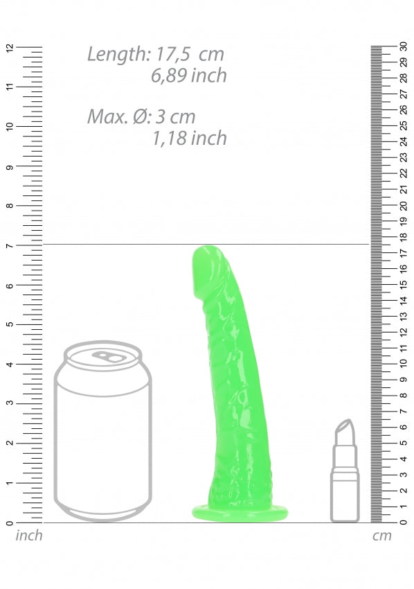 6" Inch Slim Glow in the Dark Neon - Green