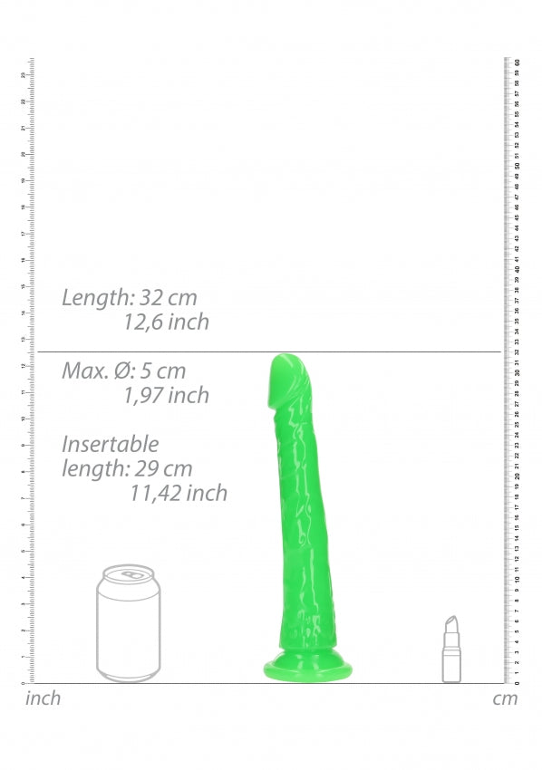 11" Inch Slim Glow in the Dark Neon - Green