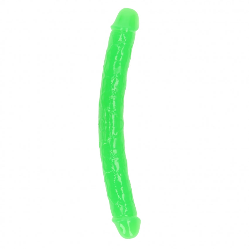 12" Inch Double Dong Glow in the Dark Neon - Green