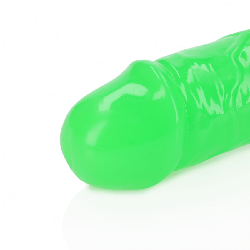 15" Inch Double Dong Glow in the Dark Neon - Green