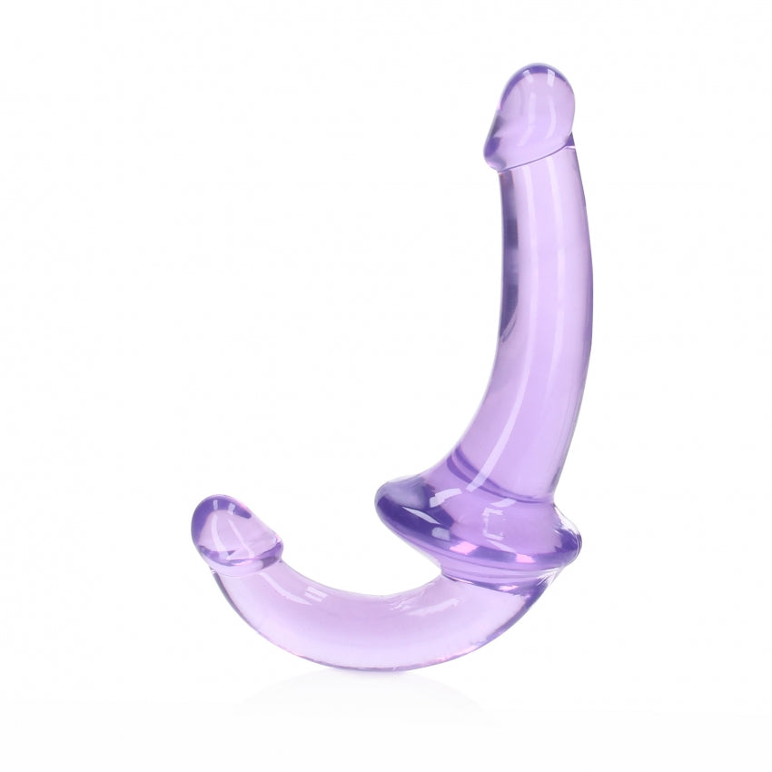 Crystal Clear 6" Strapless Strap-On - Purple