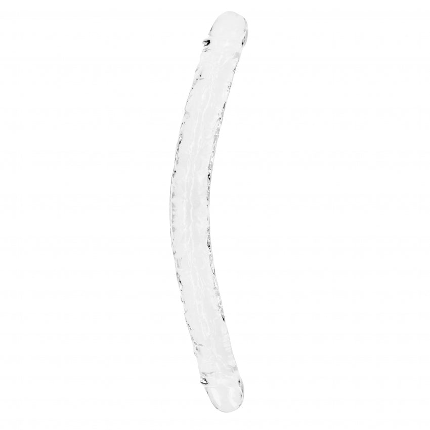Crystal Clear 18" Double Dong - Translucent