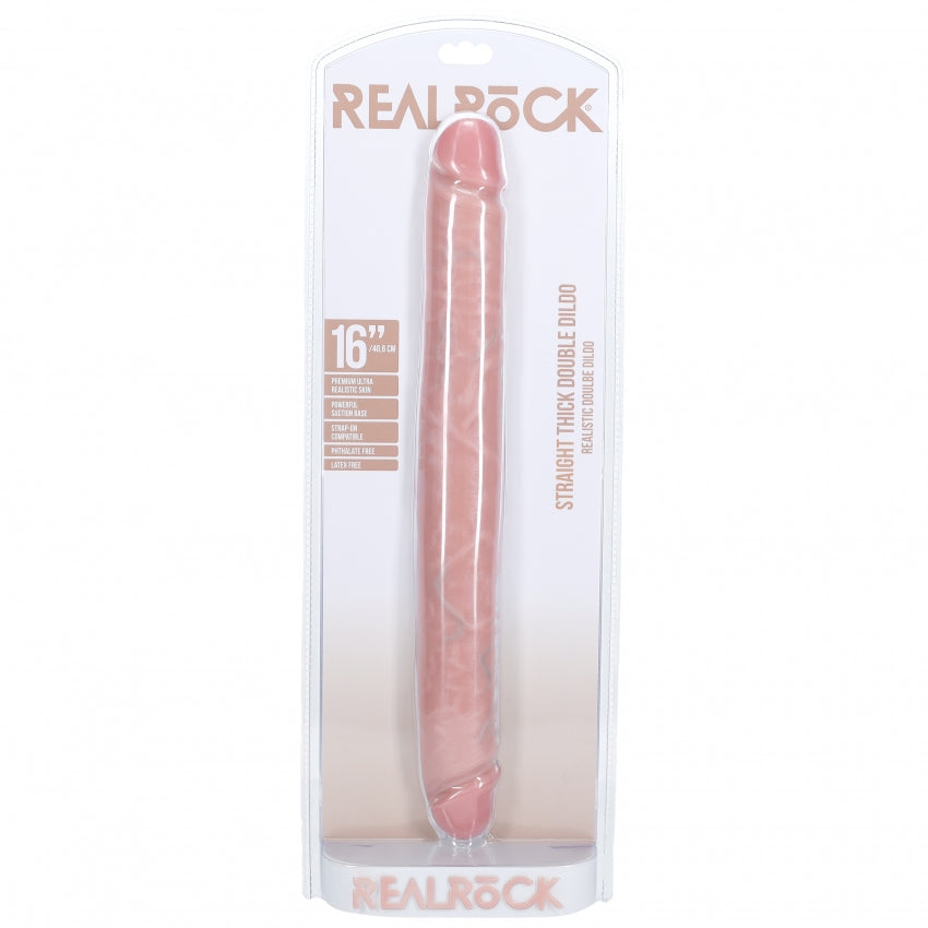 RealRock Ultra Realistic Skin - Thick Double Ended Dong 16" / 40,6 cm - Flesh
