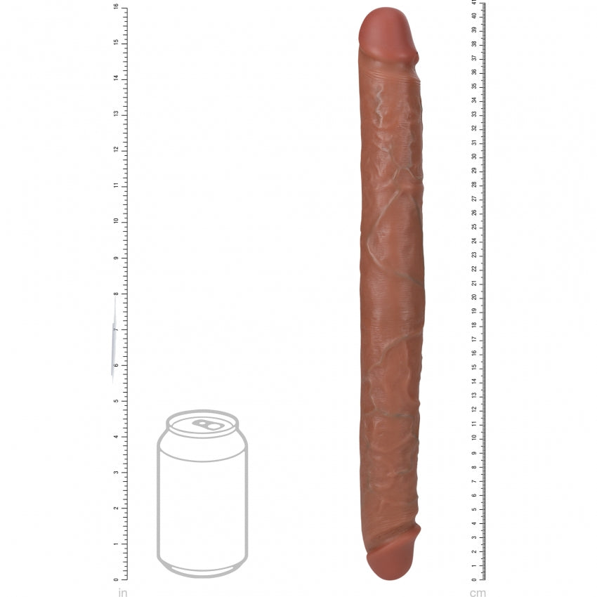 RealRock Ultra Realistic Skin - Thick Double Ended Dong 16" / 40,6 cm - Tan