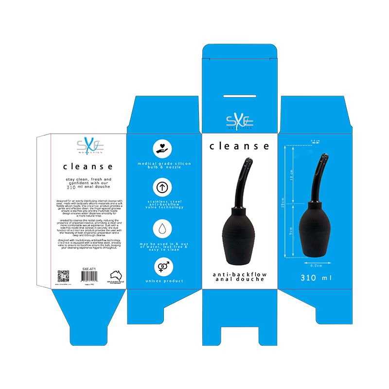 Cleanse - 310ml Silicone Anti-BackFlow Douche