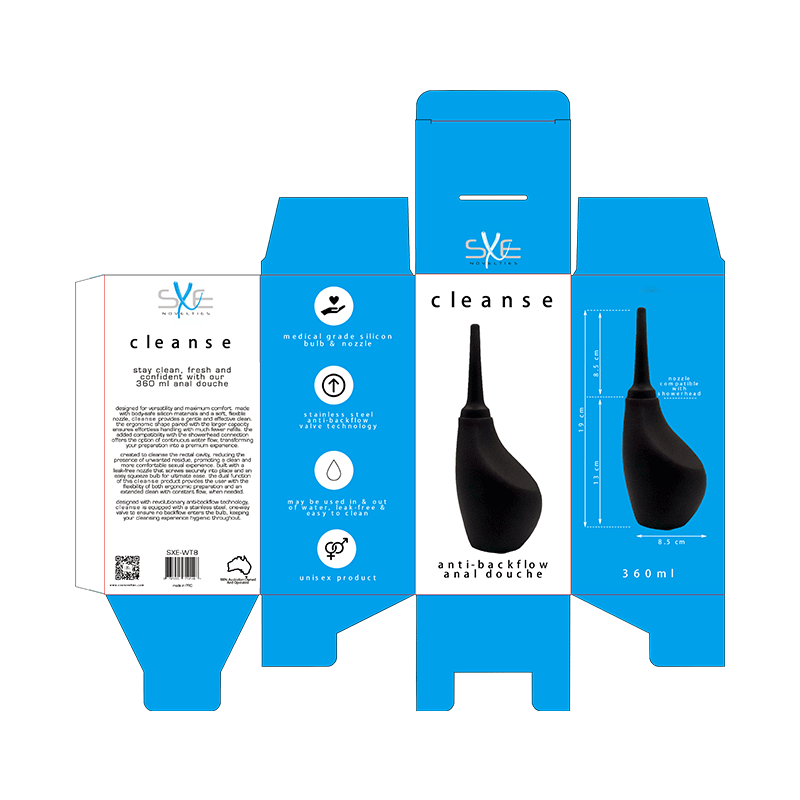 Cleanse - 360ml Silicone Showerhead Compatible Douche
