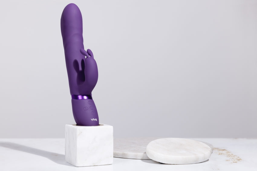 Nari - Vibrating and Rotating Beads, G-Spot Rabbit - Purple