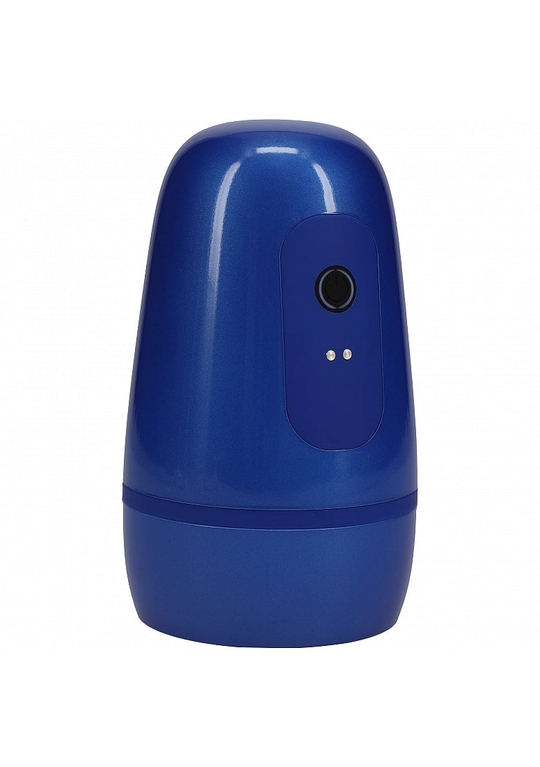 PUMPED - Vibrobator - Masturbator - Negative Pressure Suction - 9 Function - Vibration - Metallic Bl