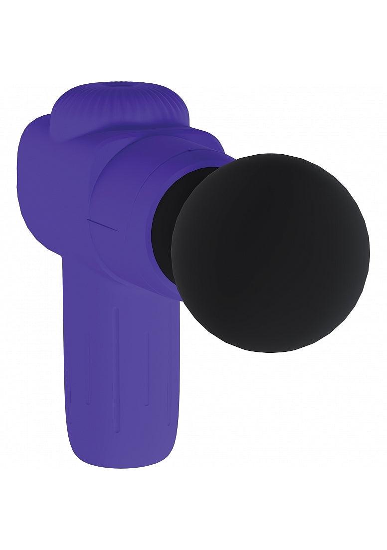 Loveline - MicroBoost Massager - 10 Function - Vibrating - Waterproof - Food Grade Silicone - Purple