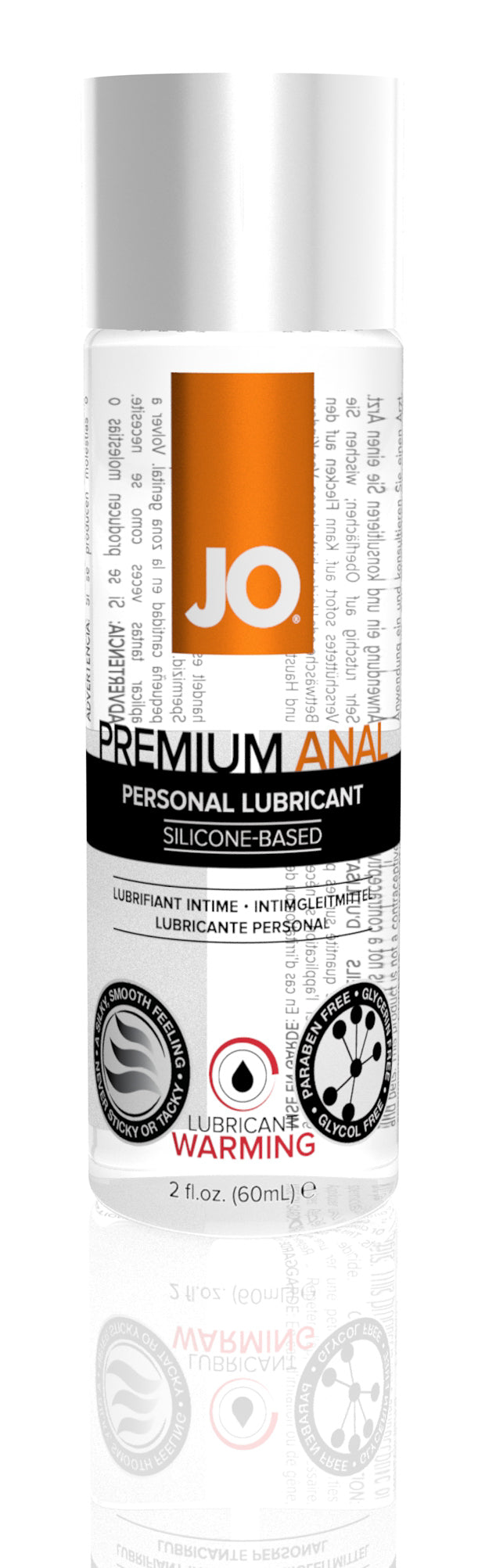 JO Anal Premium Warming 2 Oz / 60 ml